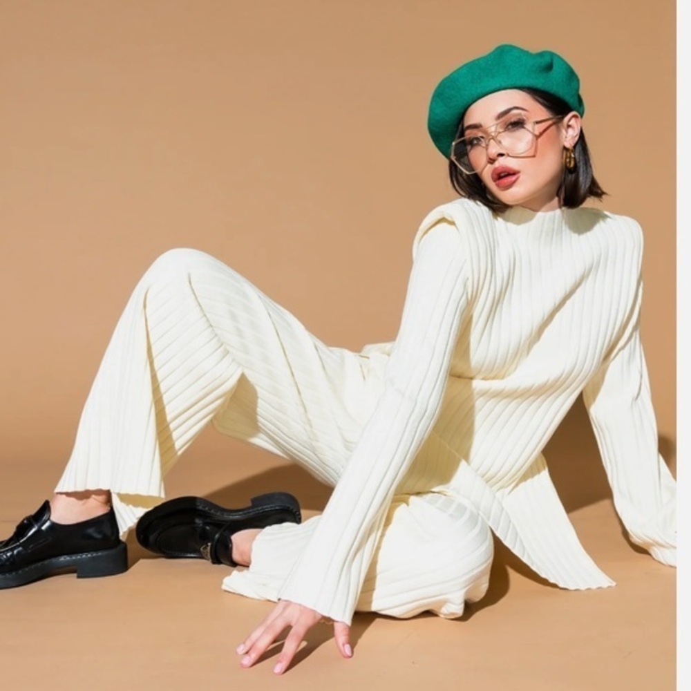 Dressed in Lala New Era Ribbed Long Sleeve top